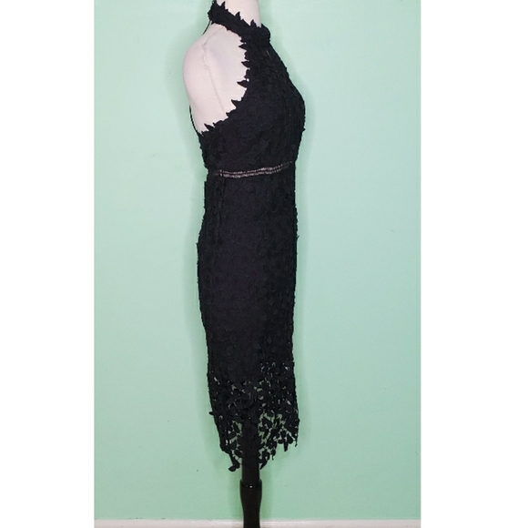 Bardot Gemma Lace Halter Midi Dress - Picture 5 of 8